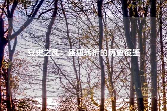 安史之乱:盛唐转折的历史镜鉴